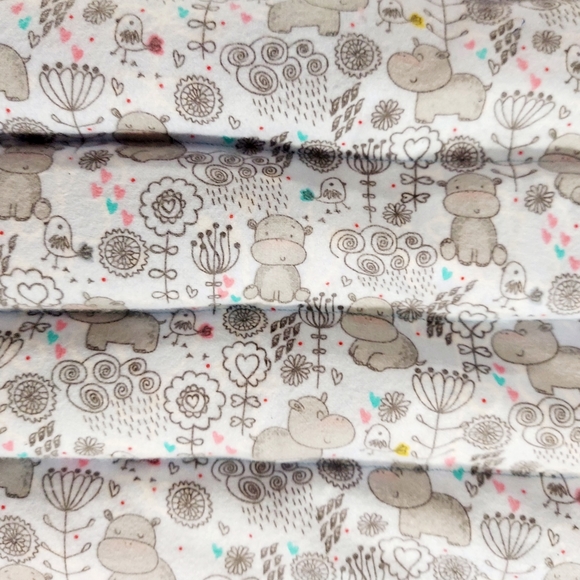 Therapeutic heating-cooling rice bag, heat pad, cold pack, Hippos, Elephants - Picture 6 of 6